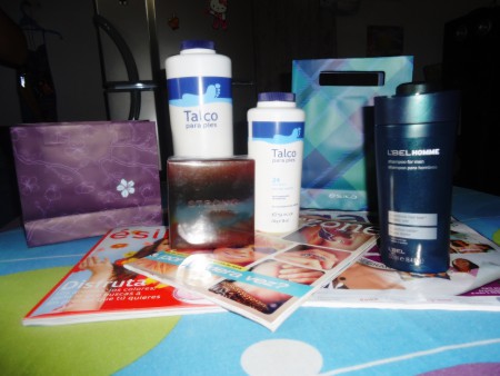 perfume para hombre STRONG,talco para pies , shampoo para hombre L'bel Homme